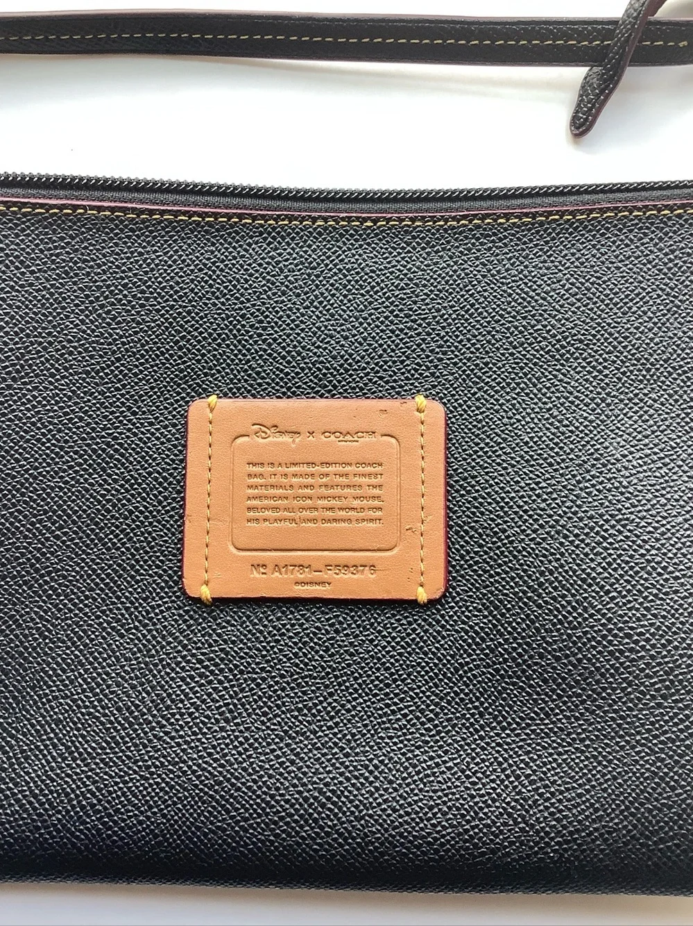 Coach compact leather